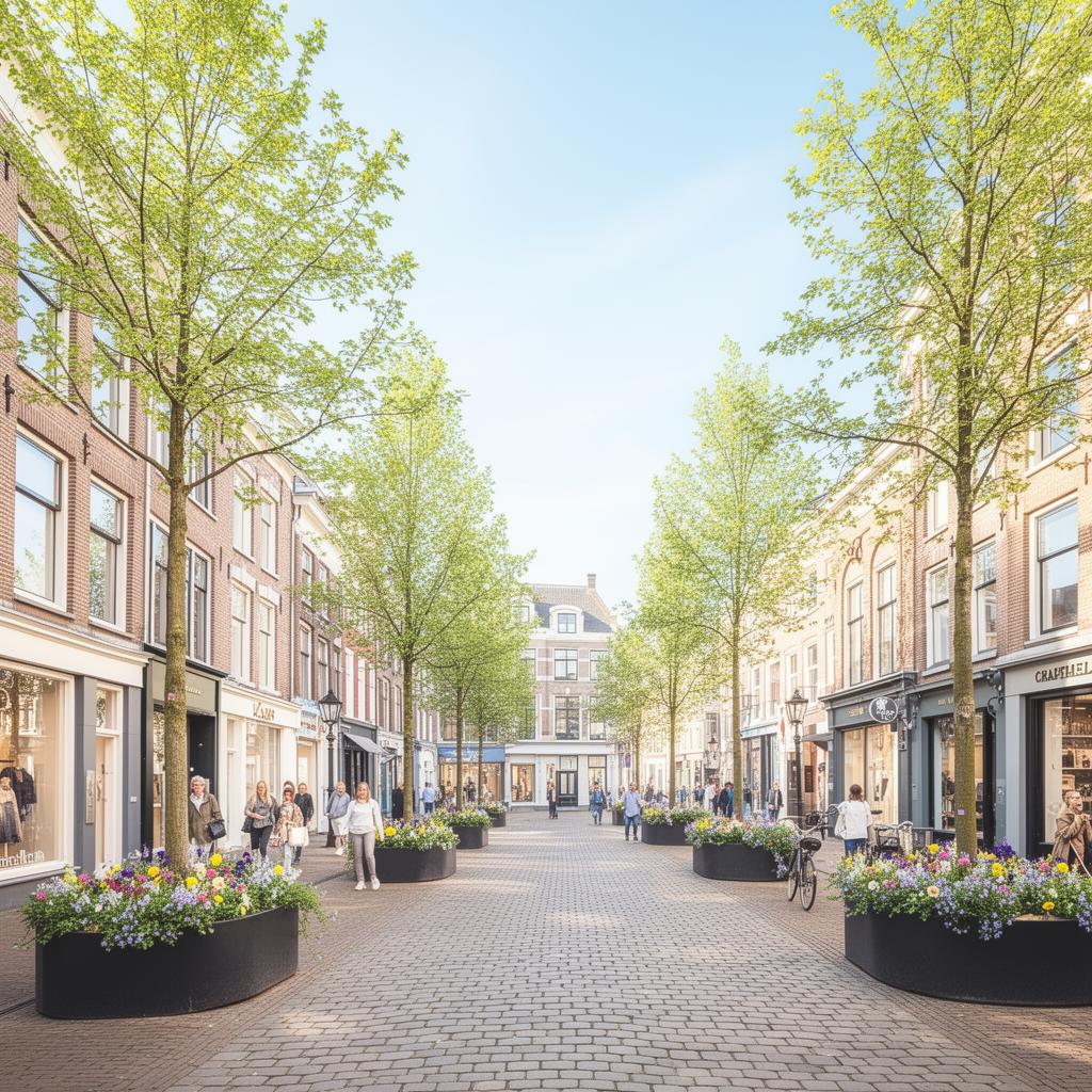 Hand-painted Delft Blue porcelain tile — a quiet symbol of Dutch craftsmanship